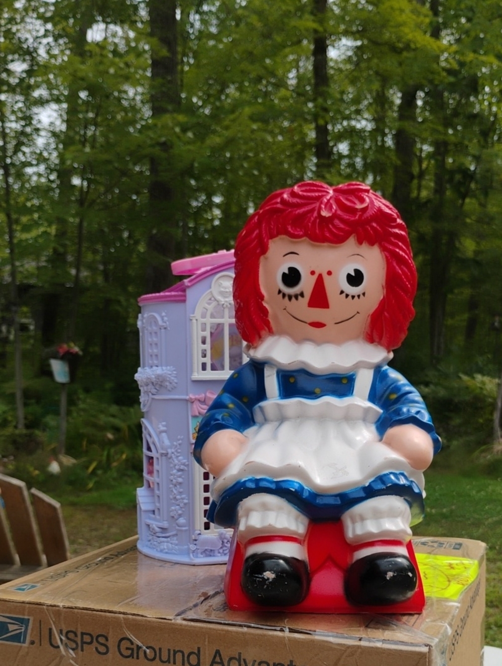🎁 1972 Raggedy Ann Bank RARE, HTF